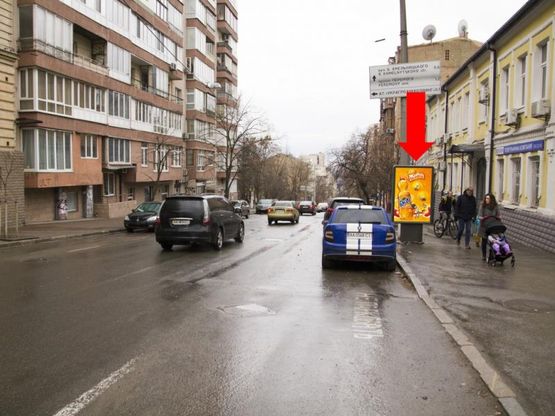 Фото рекламной плоскости по адресу Гончара ул., 36, в сторону ул. Хмельницкого