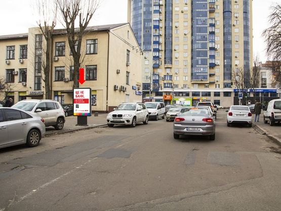 Фото рекламної площини за адресою Цитадельная ул., 43/14 - Алмазова ул. (бывш. Кутузова ул.), в сторону ул. Алмазова