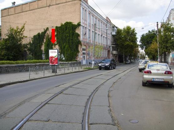 Фото рекламной плоскости по адресу Константиновская ул., 35 - ул. Щекавицкая, кинотеатр "Жовтень", в сторону ул. Нижний Вал