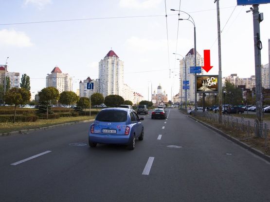 Фото рекламной плоскости по адресу Тимошенко ул. 18, в сторону пр. Героев Сталинграда