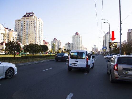 Фото рекламної площини за адресою Тимошенко ул., 29, в сторону ул. Героев Сталинграда