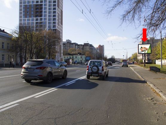 Фото рекламної площини за адресою Лобановского пр. (бывш. Краснозвездный пр.), 115-Б, в сторону Севастопольская пл.