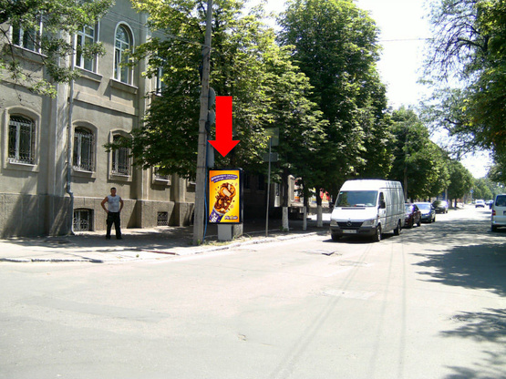 Фото рекламной плоскости по адресу Шевченко ул. / Пашутина ул., 21