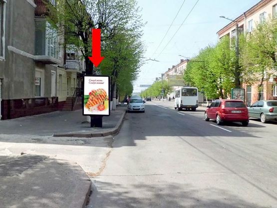 Фото рекламной плоскости по адресу Б. Перспективная ул. (бывш. Маркса ул.), 3/5, возле лаборитории "Синево"