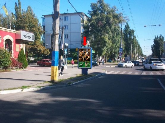 Фото рекламной плоскости по адресу Первомайская ул., 47/17 / ул. Гагарина