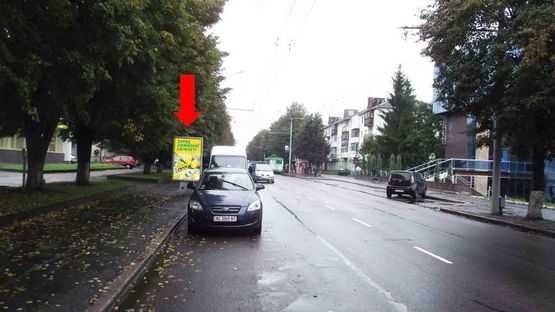 Фото рекламной плоскости по адресу Воли пр., 35 / Вавилова ул., из центра