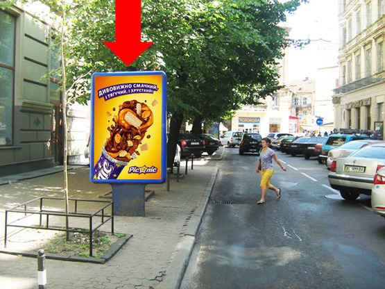 Фото рекламной плоскости по адресу Сечевых Стрельцов ул., 2