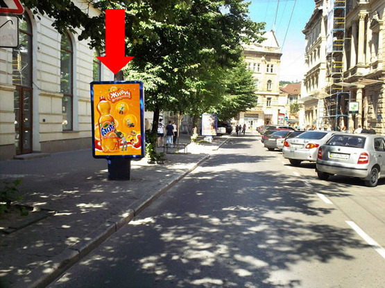 Фото рекламної площини за адресою Сечевых Стрельцов ул., 4