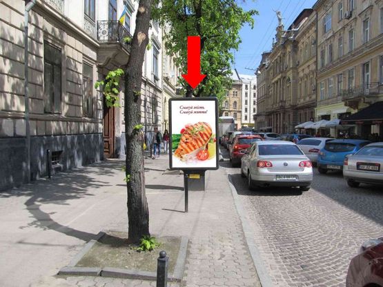 Фото рекламної площини за адресою Сечевых Стрельцов ул., 6