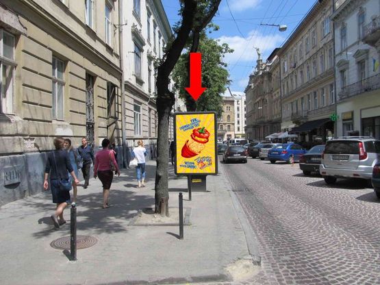 Фото рекламной плоскости по адресу Сечевых Стрельцов ул., 8