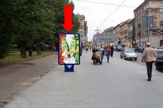 Фото рекламної площини за адресою Городоцкая ул., 83, Цирк, из центра