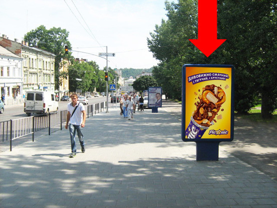Фото рекламной плоскости по адресу Городоцкая ул. / Ярослава Мудрого ул., в центр