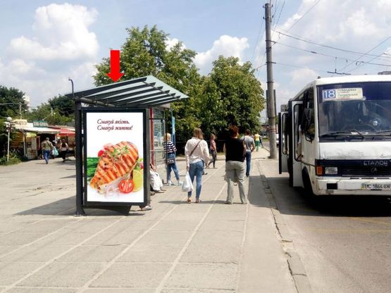 Фото рекламной плоскости по адресу Виговского ул., 89 - ул. Кульпарковская