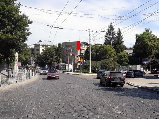 Фото рекламной плоскости по адресу Зеленая ул., 72 / Студенческая ул., в центр