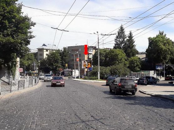 Фото рекламной плоскости по адресу Зеленая ул., 72 / Студенческая ул., в центр