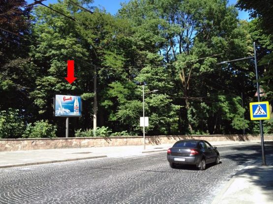 Фото рекламної площини за адресою Стрыйская ул., возле Монумента Славы, Стрыйского парка, в центр