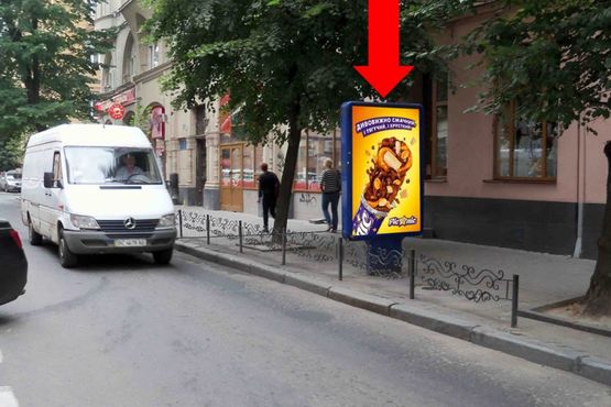 Фото рекламної площини за адресою Сечевых Стрельцов ул., 10