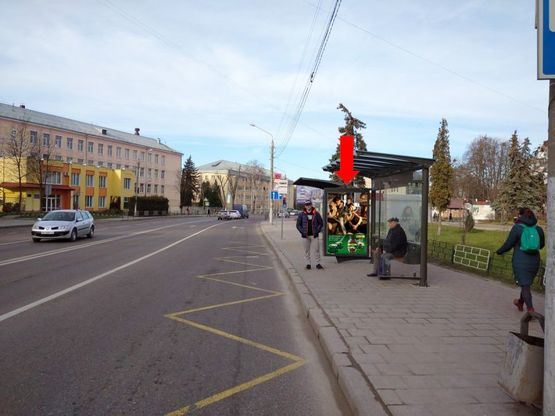 Фото рекламной плоскости по адресу Пасечна ул., 59 (ост. "Майоровка"), в центр