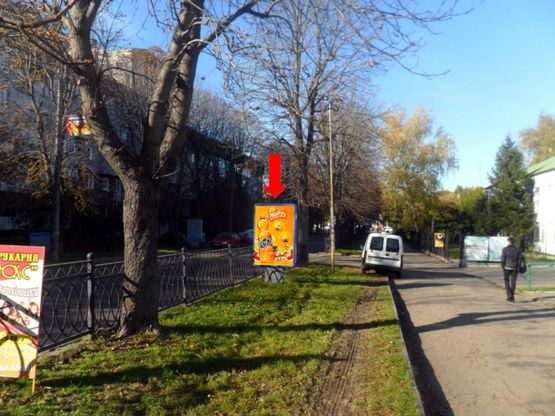 Фото рекламной плоскости по адресу Черновола ул., 39 / Новака ул., в центр