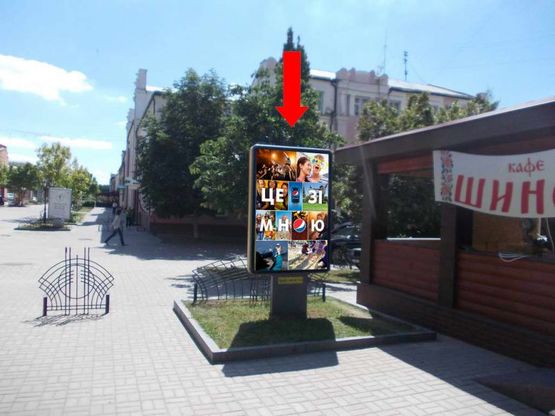 Фото рекламной плоскости по адресу Воскресенская ул. (бывш. Фрунзе ул.) / 9-го Мая пер.