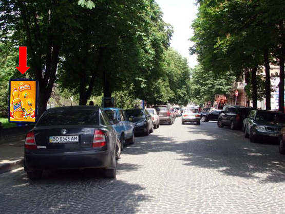 Фото рекламной плоскости по адресу Шевченко бул., возле кинотеатра "Победа"