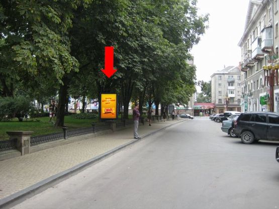 Фото рекламної площини за адресою Шевченко бул., возле ПУМБа