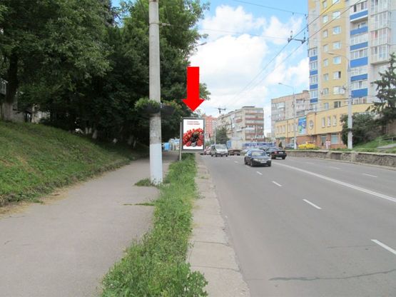 Фото рекламної площини за адресою Киевская ул, 25, из центра