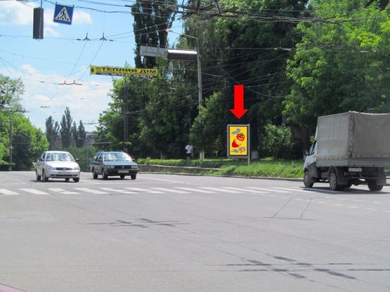 Фото рекламної площини за адресою Киевская ул., 25, возле "OTP банк", в центр