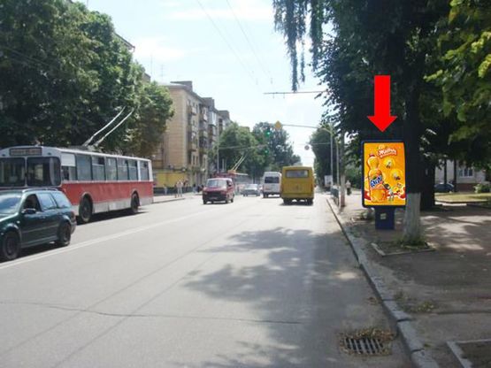 Фото рекламной плоскости по адресу Киевская ул., 67 / Мазепы ул. (бывш. ул. Мануильского)