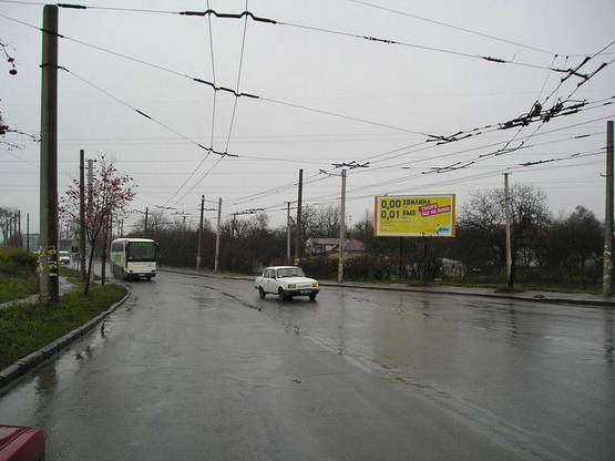 Фото рекламной плоскости по адресу Зелена, 299 -  Сихівський міст