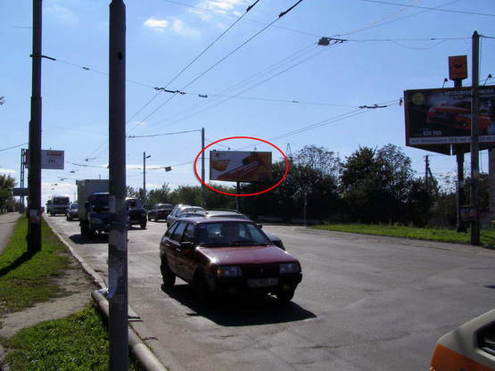 Фото рекламной плоскости по адресу вул. Кульпарківська - Антоновича - Окружна (міст) А