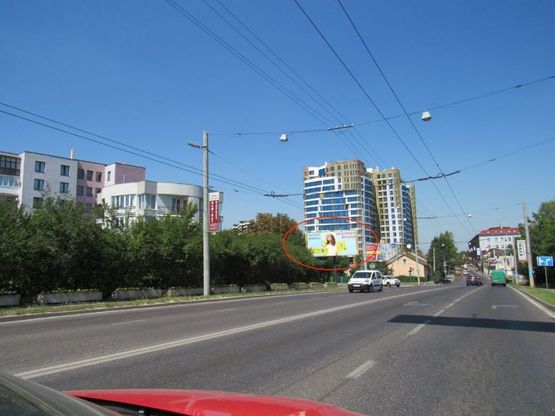 Фото рекламной плоскости по адресу вул. Кульпарківська - Антоновича - Окружна (міст)