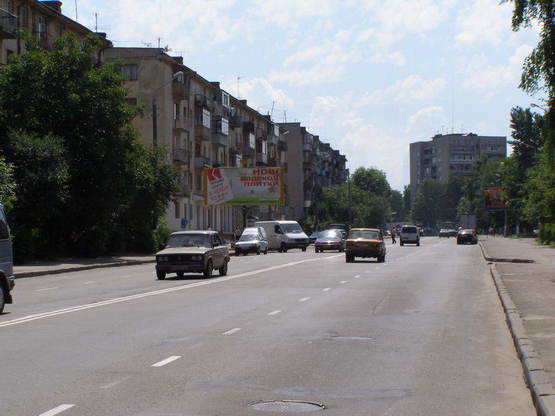 Фото рекламной плоскости по адресу Пасічна, 49 (до вул. Медової Печери, Б)