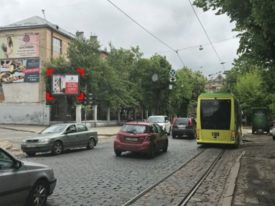 Фото рекламной плоскости по адресу вул. Невського – Бандери, розмір 2,3 х 3,2 м скролл