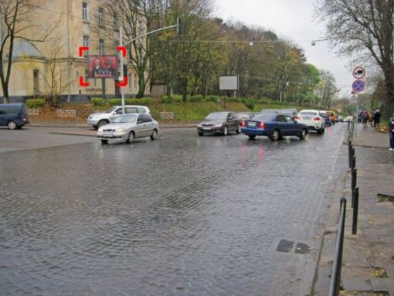 Фото рекламной плоскости по адресу вул. Личаківська – Пасічна, розмір 2,3 х 3,2 м скролл