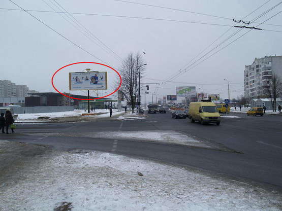 Фото рекламной плоскости по адресу Соборності - вул. Чорновола С/М Там -Там