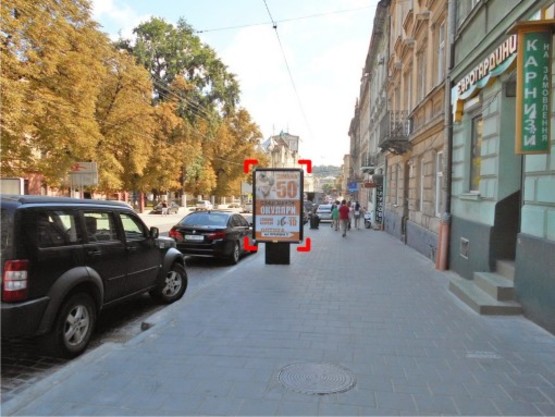 Фото рекламной плоскости по адресу вул. Городоцька, 81