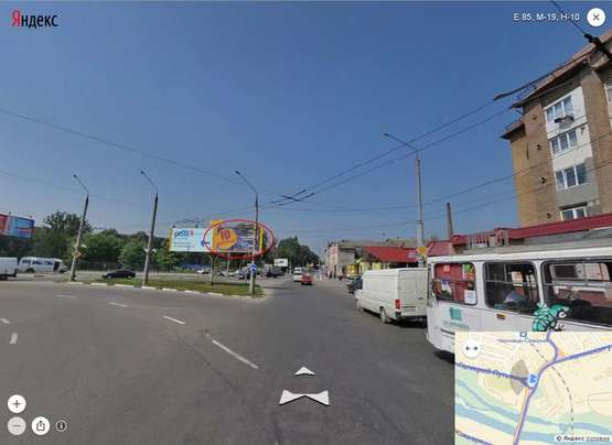 Фото рекламной плоскости по адресу Гагаріна - Галицький шлях  БП (з центр)