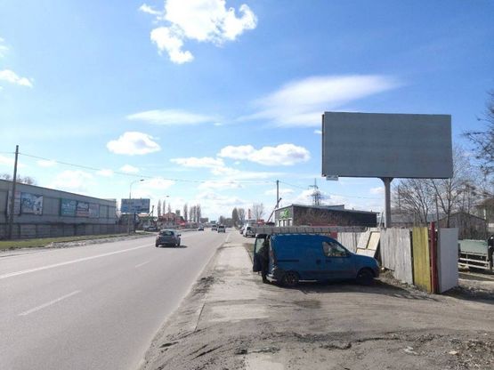 Фото рекламной плоскости по адресу с. Свяетопетровское, трасса Вишневое-Боярка(северная)
