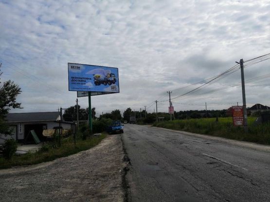 Фото рекламной плоскости по адресу с. Тарасовка/с. Нове(межа)