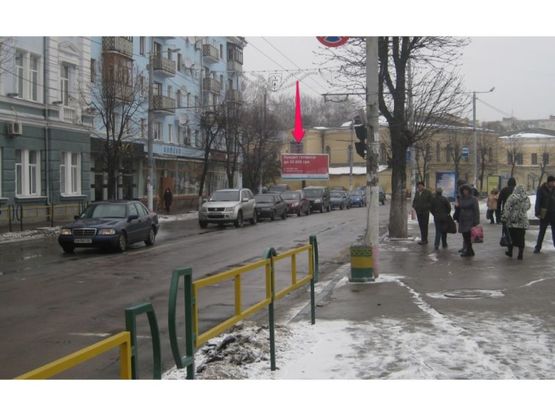 Фото рекламной плоскости по адресу Пл.Королева-ул.Бердичевская (центр города)
