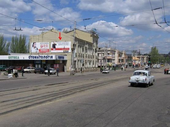 Фото рекламной плоскости по адресу 035_Запорожье_пр Соборный  ул Космическая