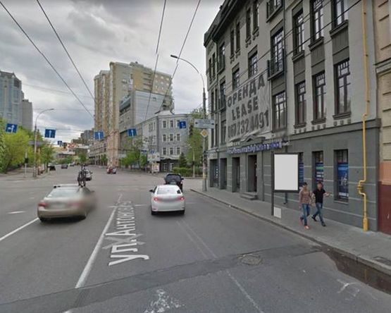 Фото рекламной плоскости по адресу Антоновича ул. 64