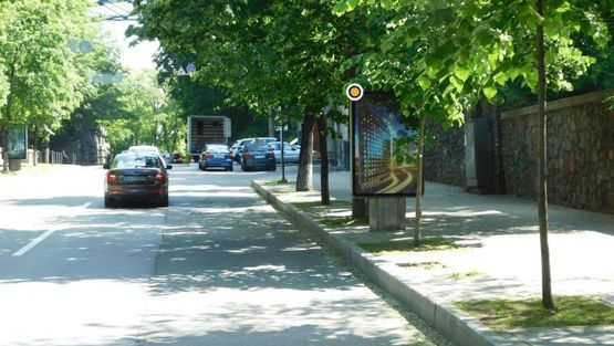 Фото рекламной плоскости по адресу Петровская аллея 5
