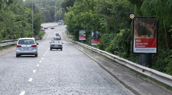 Фото рекламной плоскости по адресу Днепровский спуск 17