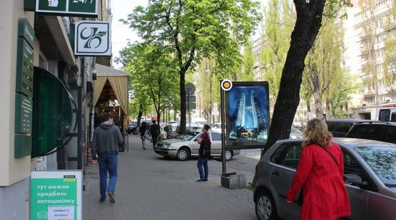 Фото рекламной плоскости по адресу Тараса Шевченко бул. 1