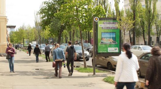 Фото рекламной плоскости по адресу Тараса Шевченко бул. 18 (3)