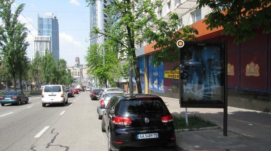 Фото рекламной плоскости по адресу Леси Украинки бул. 3