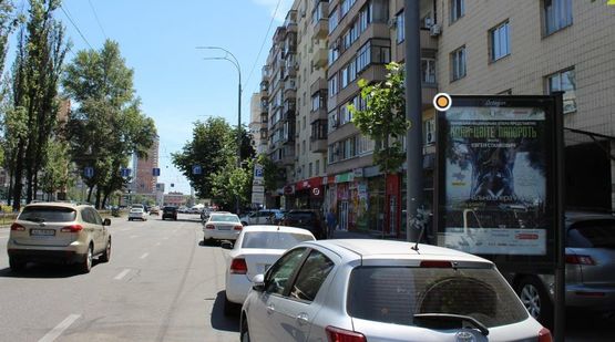 Фото рекламной плоскости по адресу Леси Украинки бул. 24