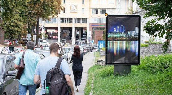 Фото рекламной плоскости по адресу Терещенковская ул. 1